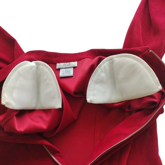 AGB Byer California Jacket Womens Petite Large Shoulder Pads - Picture 10 of 13